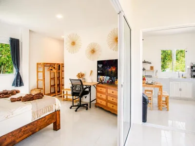 Casa de un dormitorio — Boho House - 2mn Srithanu - King Bed - 4K SmartTV
